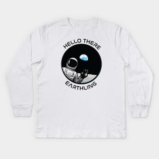 Hello Earthling Kids Long Sleeve T-Shirt